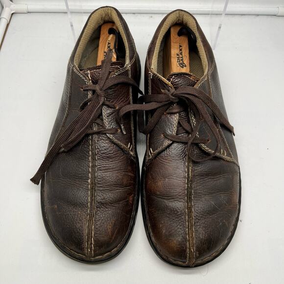 Dr Martens Docs Shoes Men 12 Brown Leather Split Toe Lace Up Casual Oxford 11232 - Picture 3 of 8